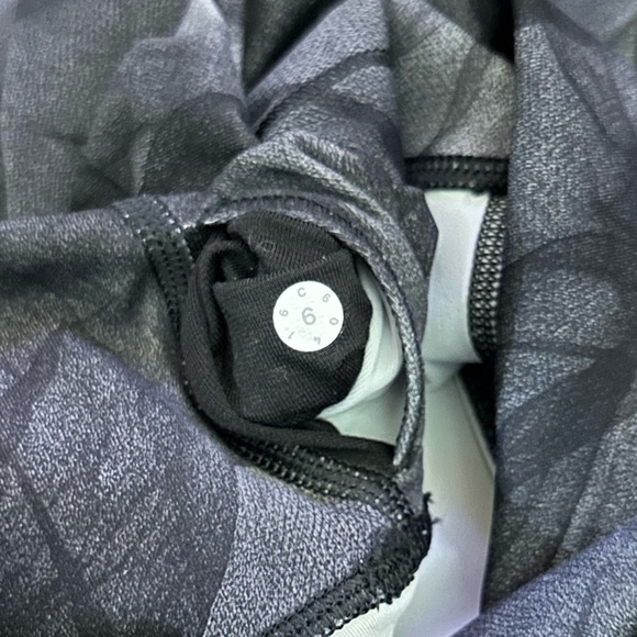 Lululemon Wunder Under Pant High Rise Leggings Midnight Tulle Multi Black Sz 6 - Picture 9 of 11